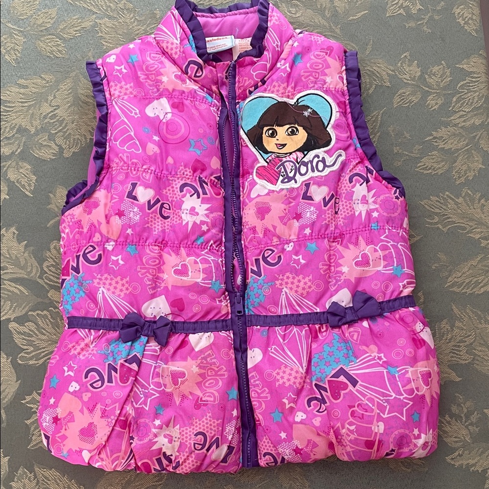 Nickelodeon Dora Pink and Purple Kids Vest